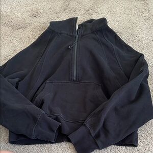 lululemon athletica Black Half-Zip Hoodie